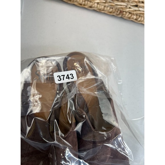 Sofft Women's Brown Suede Scalloped Heels Mules Leather Upper Size 9.5M - Picture 15 of 15